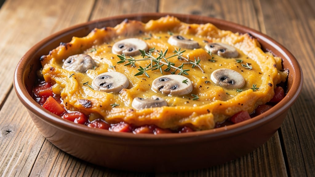 Butternut Squash Shepherd's Pie Recipe: Velvety Mashed Topping Over Savory Root Filling