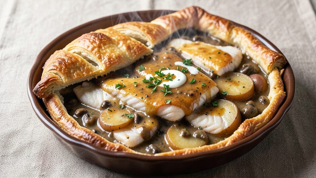Campbell's Soup Fish Pie Recipe: Mashed Potato Crust With Silky White Fish Filling