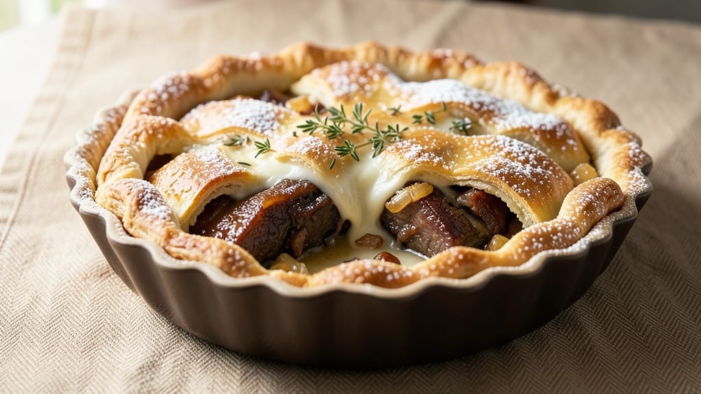 Oxtail Pie Recipe: Deep-Rich Filling Under Buttery Crust Layers