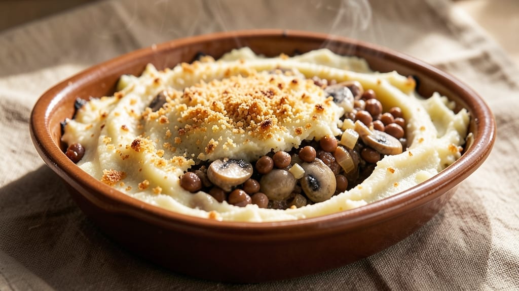 Shepherd's Pie With Cauliflower Mash Recipe: Lightened-Up Comfort With Crispy Top