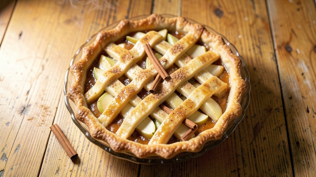 Vintage Betty Crocker Apple Pie Recipe: 1950s-Style Flaky Crust and Spiced Filling